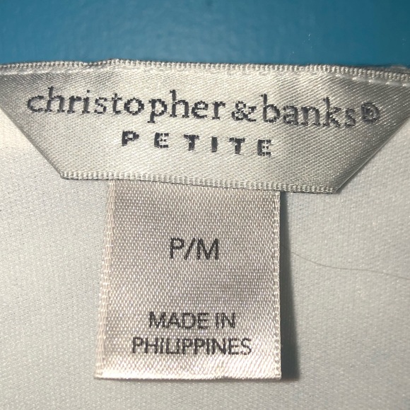 Christopher & Banks White Floral Lace Blouse - Picture 3 of 8